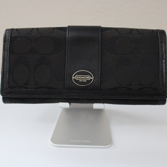 Coach Signature Long Wallet - Picture 1 of 9